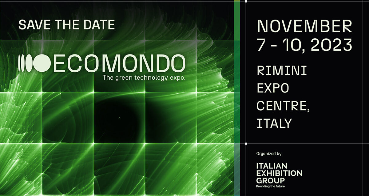 RECTER a ECOMONDO 2023, dal 7 al 10 novembre, in Fiera a Rimini