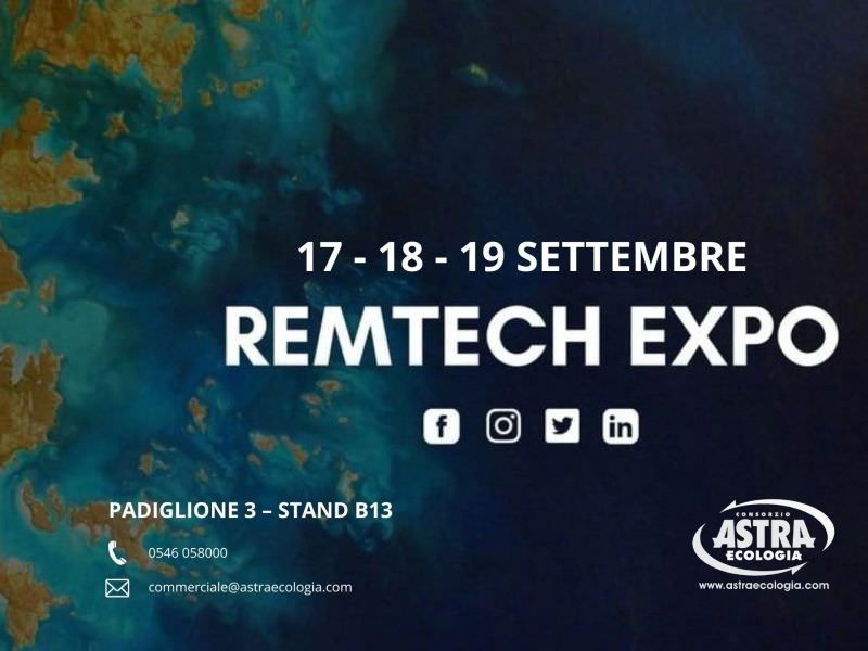 Dal 17 al 19 settembre, vi aspettiamo al RemTech Expo di Ferrara